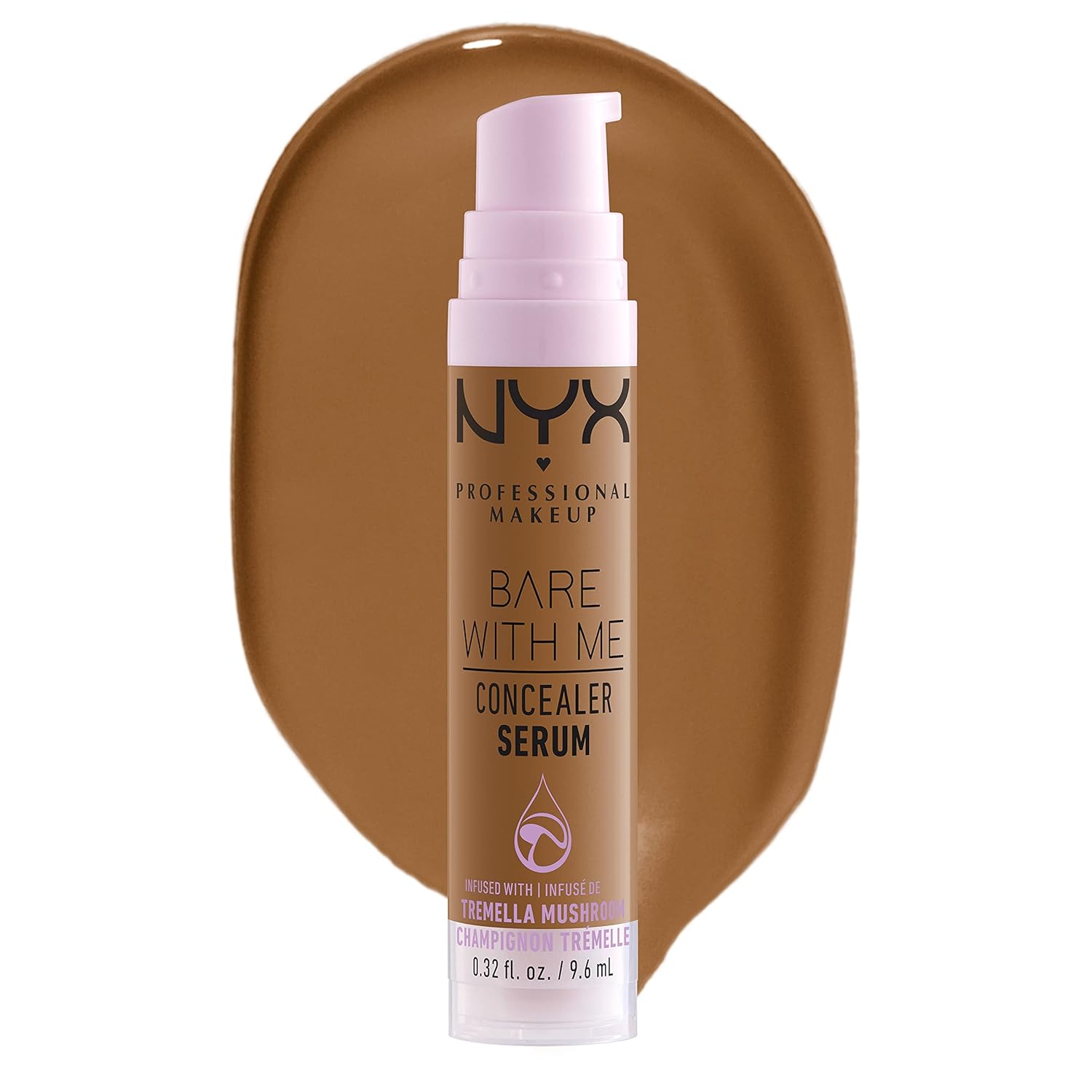 NYX PROFESSIONAL MAKEUP Bare With Me Concealer Serum, Concealer Makeup For Up To 24Hr Hydration - Beige