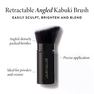 LAURA GELLER NEW YORK Baked Balance-n-Brighten Foundation with Kabuki Brush Makeup Set, Fair