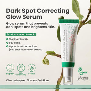AXIS-Y Dark Spot Correcting Glow Serum - 5% Niacinamide Remedy for Dark Spots, Blemish & Freckle Remover - Vegan Korean Skin Care Niacinamide Serum for All Skin Types - 1.69 fl. oz.
