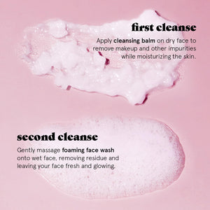 grace & stella Award Winning Hydrating Face Wash (150ml) - Gentle Foaming Facial Cleanser with Hyaluronic Acid, Rose Water, Aloe Vera - Moisturizing Cleansing Foam for Normal to Very Dry Skin - Vegan