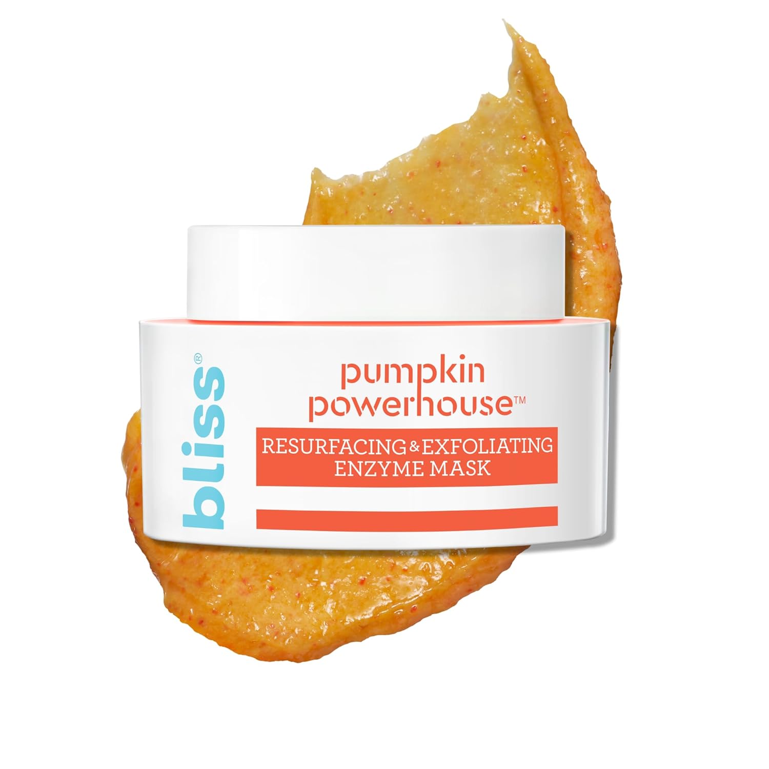 Bliss Pumpkin Enzyme Face Mask | Pumpkin Powerhouse Resurfacing & Exfoliating Mask | Vitamins, Minerals & Antioxidants for Brightness | Clean | Paraben Free | Cruelty-Free | Vegan (1.7 Oz)