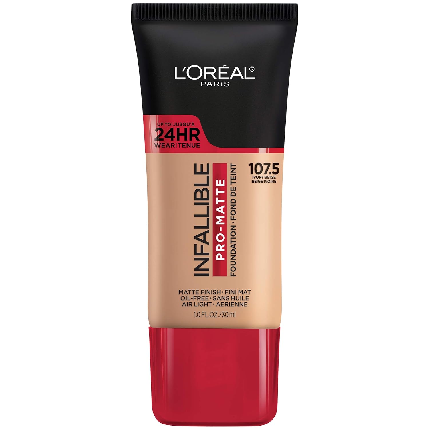L'Oreal Paris Cosmetics Makeup Infallible Pro-Matte Liquid Longwear Foundation, Fresh Beige, 1 fl oz