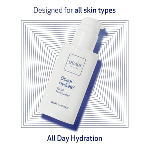 Obagi Hydrate Facial Moisturizer – Non-Comedogenic Intensely Hydrating All Day Moisturizer that Combats Dryness with Tara Seed Extract, Shea Butter & Avocado Oil