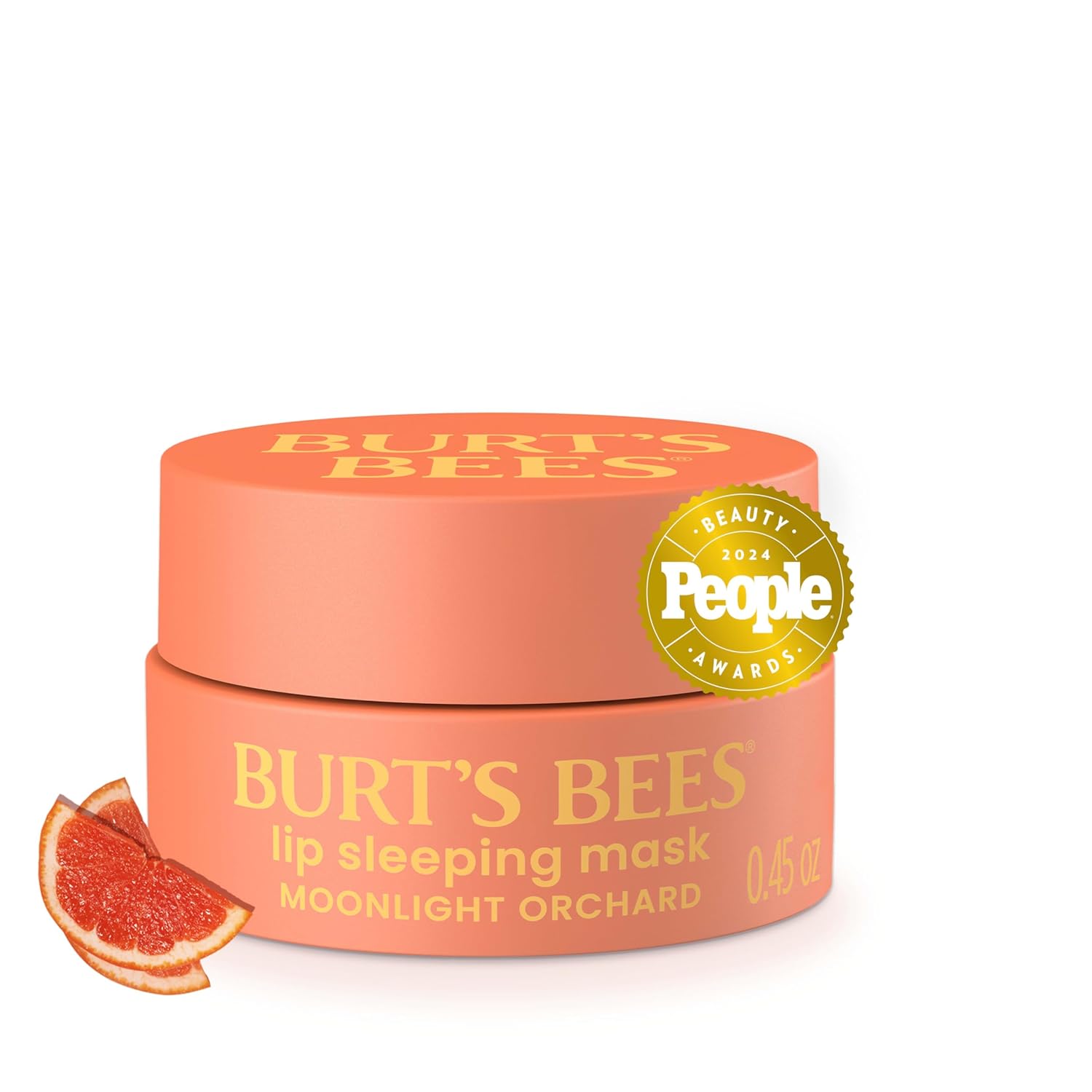 Burt’s Bees Lavender Vanilla Lip Sleeping Mask, With Hyaluronic Acid and Squalane Moisturizer To Instantly Hydrate Lips, Overnight Lip Mask, Lip Treatment, 0.45 oz.