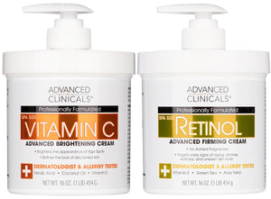 Advanced Clinicals Green Coffee Bean Thermo - Firming Body Lotion | Caffeine Infused Collagen Cream Moisturizer & Body Cream For Women, Stomach, Legs, & To Improve Look Of Textured Crepey Skin, 16 Oz