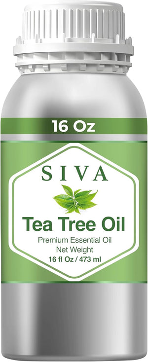 Siva Rosemary Essential Oil - 4 Fl Oz – Natural Rosemary Oil - for Diffuser, Face, Skin Care, Aromatherapy, Hair Care, Scalp and Body Massage - with Dropper