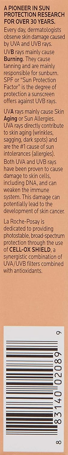 La Roche-Posay Anthelios Tinted Sunscreen SPF 40+, Broad Spectrum SPF + Antioxidants, Titanium Dioxide & Zinc Oxide Sunscreen, 4 Flexible Shades With No White Cast, Oil Free & Oxybenzone Free
