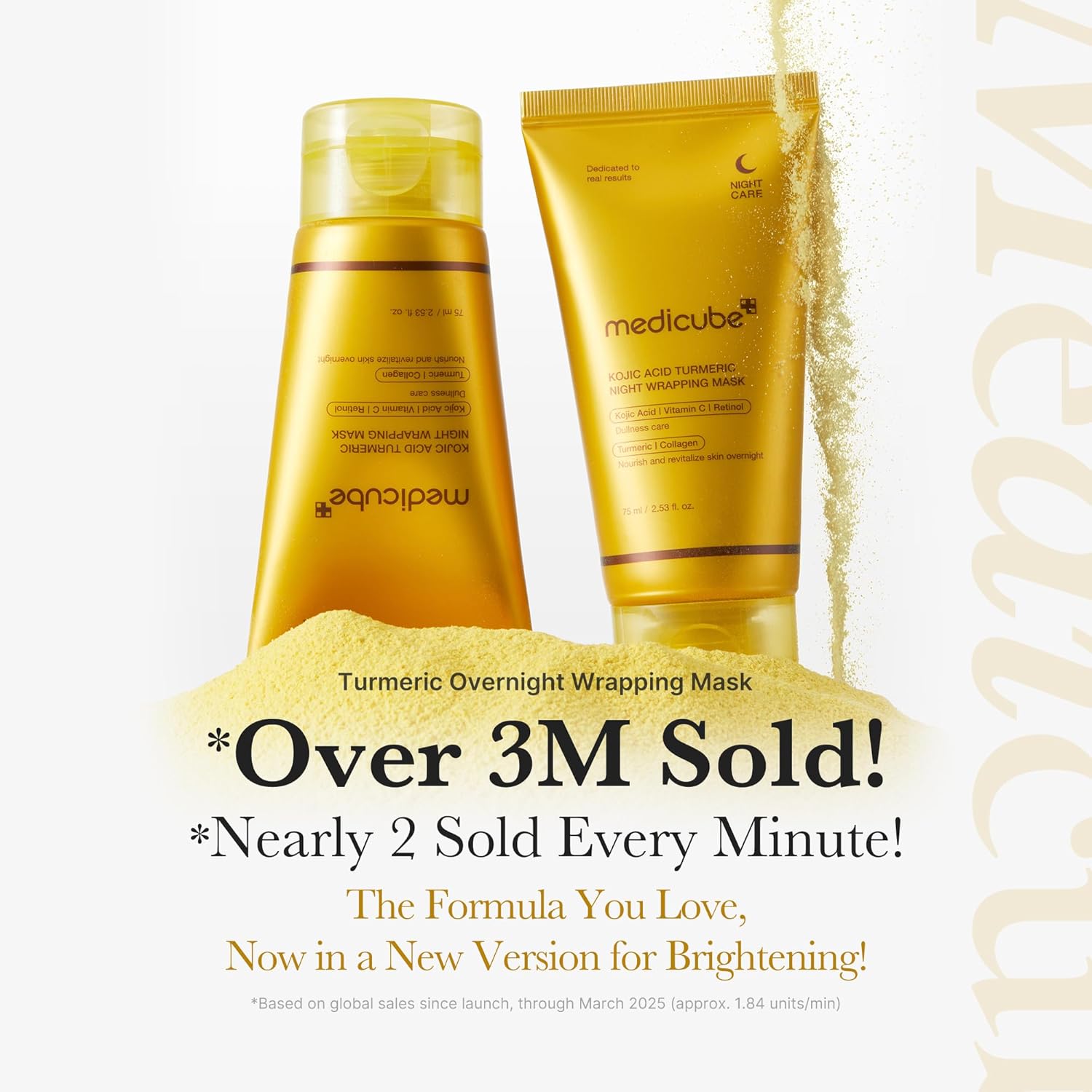 medicube Overnight Wrapping Mask with Collagen, Deep-Cleansing Formula, 100ml