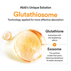 Abib Glutathiosome Dark Spot Serum Vita drop 1.69 fl.oz. | Korean Skincare, Dark Spot, Hyperpigmentation Treatment | Brightening Serum for Sensitive, Uneven Skin | Niacinamide, Viatmin C