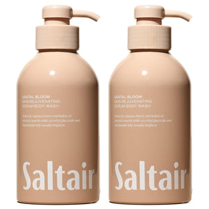 Saltair Body Wash, Signature Scents 2-Pack. Moisturizing Body Cleanser with Monoi Oil and Cupuacu Butter. Luxury Shower Gel for Women and Men. Vegan, Cruelty-Free, Paraben-Free. 2x 17oz Pump Bottles
