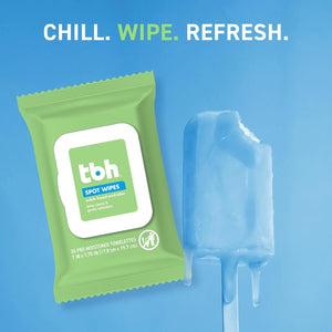 TBH Kids Spot Foam Face Cleansing Wipes – Gentle Daily Skincare for Preteens & Teens with Oily, Dry & Sensitive Skin – Salicylic Acid & Witch Hazel – Paraben-Free & Dermatologist-Approved