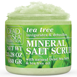 Dead Sea Collection Lavender Salt Scrub – Exfoliating Body Scrub for Women – Moisturizing and Nourishing Skin – with Pure Oils and Dead Sea Minerals (23.28 Oz)