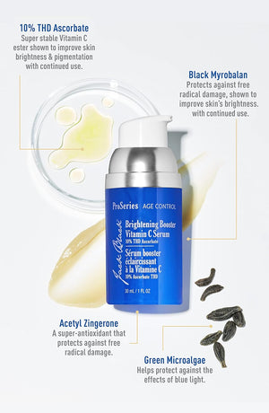 Jack Black Brightening Booster Vitamin C Serum, 1 oz.