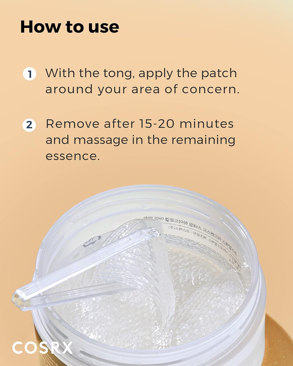 COSRX Advanced Snail Hydrogel Eye Patch (60pc), Gel Serum Mask, Puffy Undereye Treament, Fine Lines, Refresh, Hydrate| Paraben free, Korean Skin Care