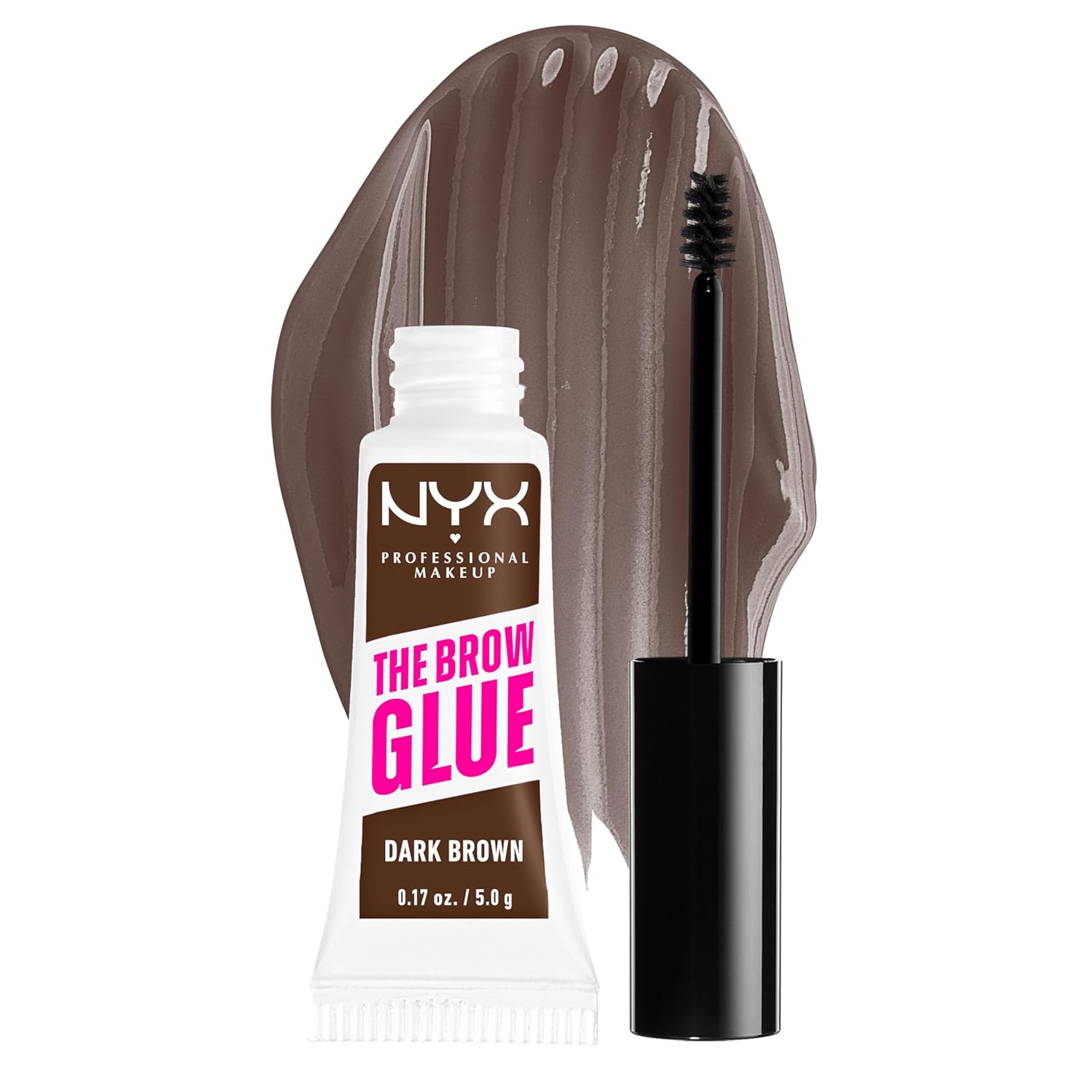 NYX PROFESSIONAL MAKEUP The Brow Glue, Extreme Hold Eyebrow Gel - Clear