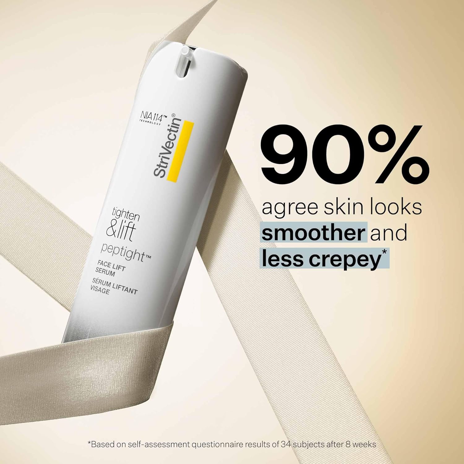 StriVectin Peptight Face Lift Serum – Peptides for Smoother, Radiant Skin, 30 mL