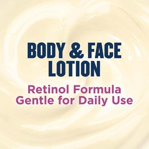 Gold Bond Age Renew Retinol Overnight Lotion, 13 oz – Hydrating Body & Face Moisturizer with Peptides
