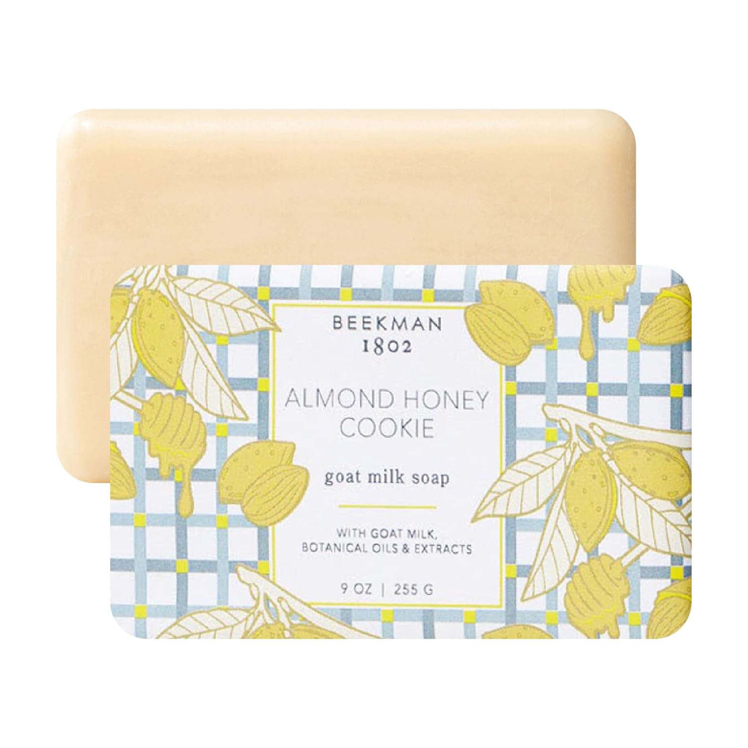 Beekman 1802 Goat Milk Soap Bar with Botanical Oils & Shea Butter - 9 oz - Gently Moisturizes, Exfoliates, and Nourishes for Soft, Healthy Skin - Cruelty-Free - Packaging May Vary