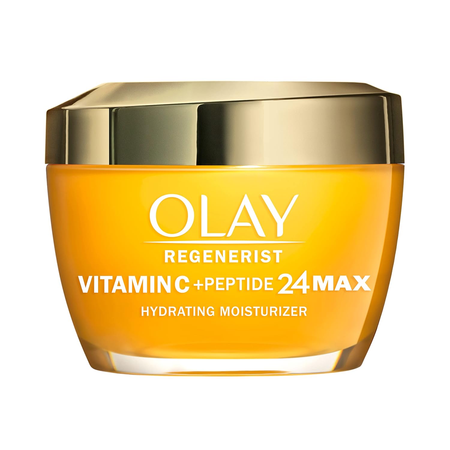 Olay Vitamin C MAX Face Moisturizer, Brightening Cream for Women, Hydrating, Evens Tone, Dark Spot & Hyperpigmentation Reduction, Glowing Skin Care - Niaciniamide, Peptides 1.7 Oz