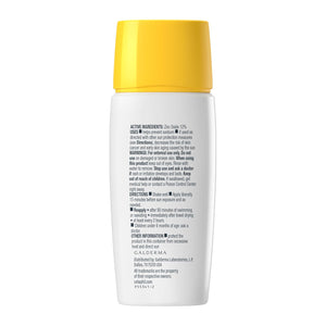 Cetaphil Sheer Mineral Liquid Sunscreen for Face, 100% Mineral UVA/UVB Filters, Zinc Oxide Broad Spectrum SPF 50 Formulated for Sensitive Skin, Unscented, 1.7 Fl Oz