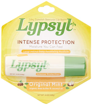 Lypsyl Intense Protection Original Mint, Lip Balm 0.10 oz (Pack of 3)