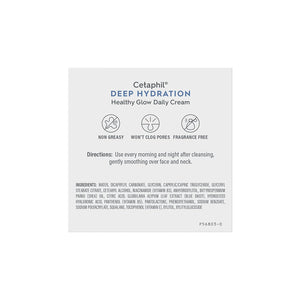 Cetaphil Deep Hydration Healthy Glow Daily Face Cream, 1.7 oz, 48 Hour Dry Skin Face Moisturizer for Sensitive Skin, With Hyaluronic Acid, Vitamin E & Vitamin B5