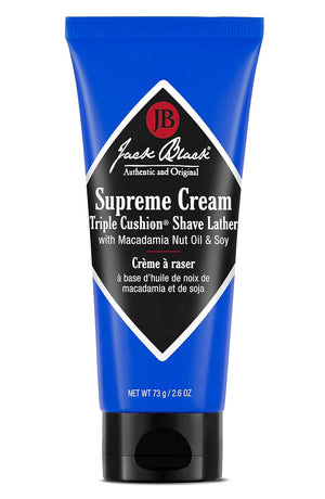 Jack Black Supreme Cream Triple Cushion Shave Lather - Shaving Cream Mens, Shave Cream for Men, Jack Black Shaving Cream for Men, Shaving Lather, Mens Shaving Cream, Jack Black Shave Cream