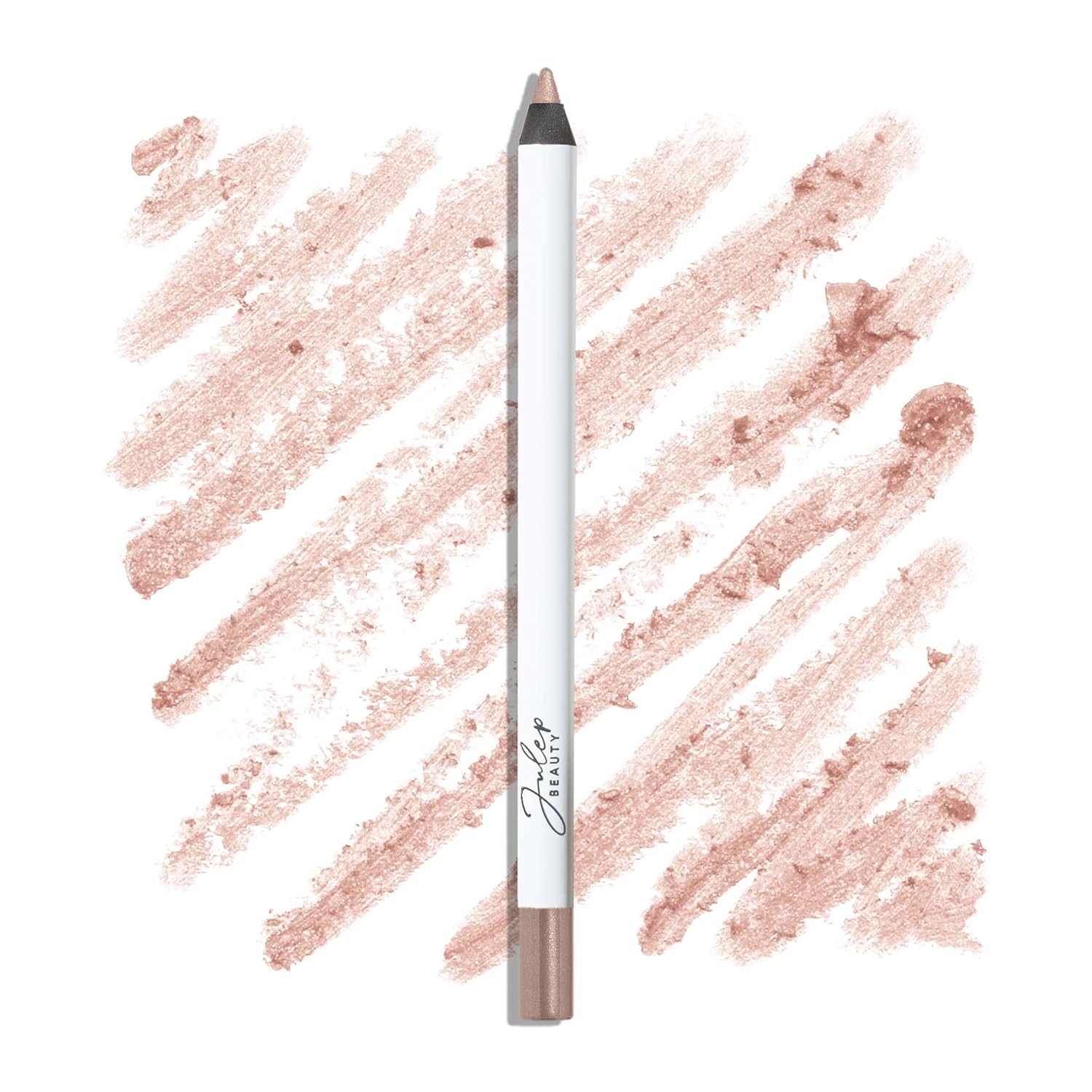 Julep Eyeshadow 101 Crème-to-Powder Eyeshadow Stick Duo + When Pencil Met Gel Sharpenable Multi-Use Longwear Eyeliner Pencil, 3pc Set - Bronze Shimmer, Soft Black & Marmalade Shimmer