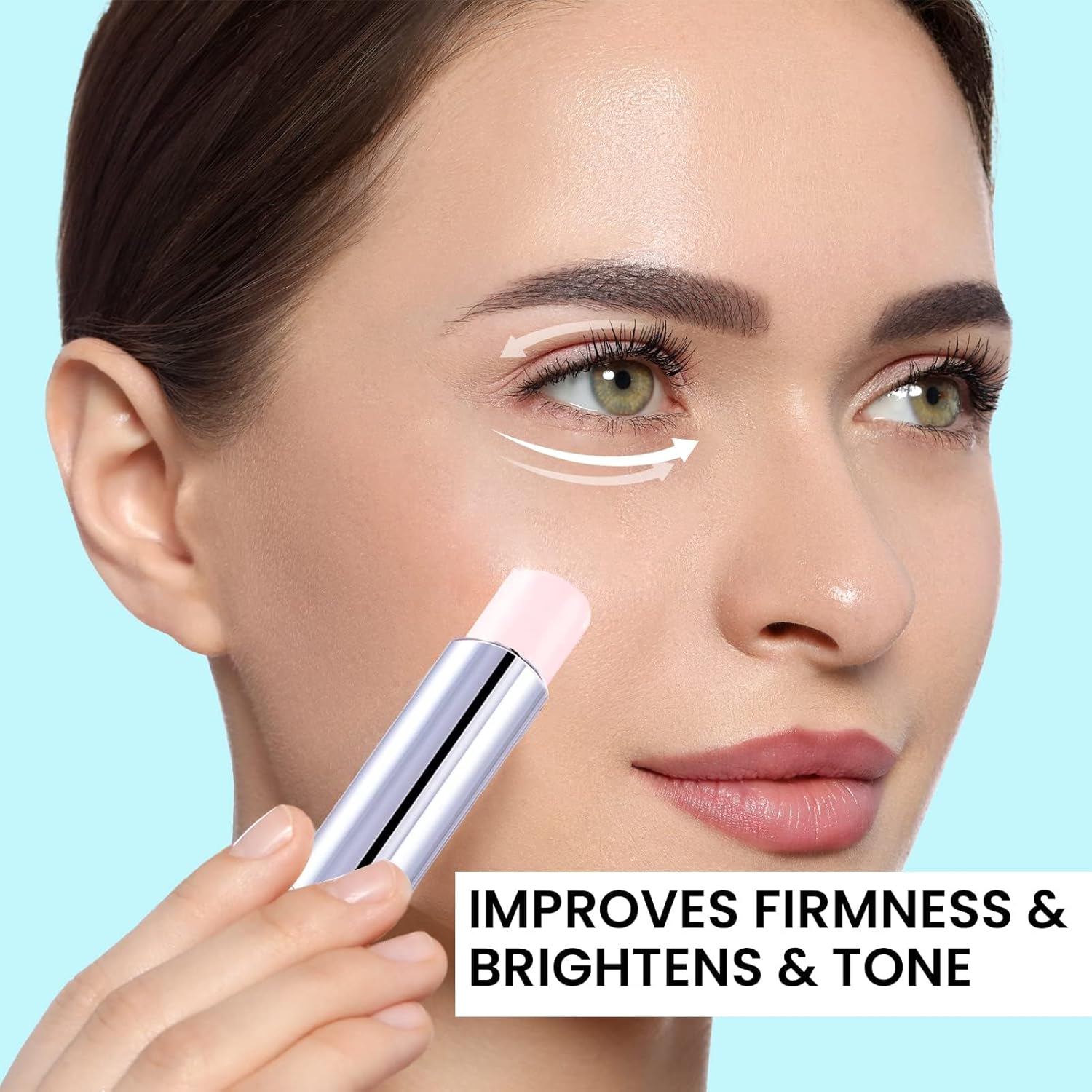 Retinol Under Eye Stick Balm: Cooling Eye Cream for Dark Circles Fine Lines Puffiness, Anti Wrinkle Hydrating Face Skincare in 3-4 Weeks