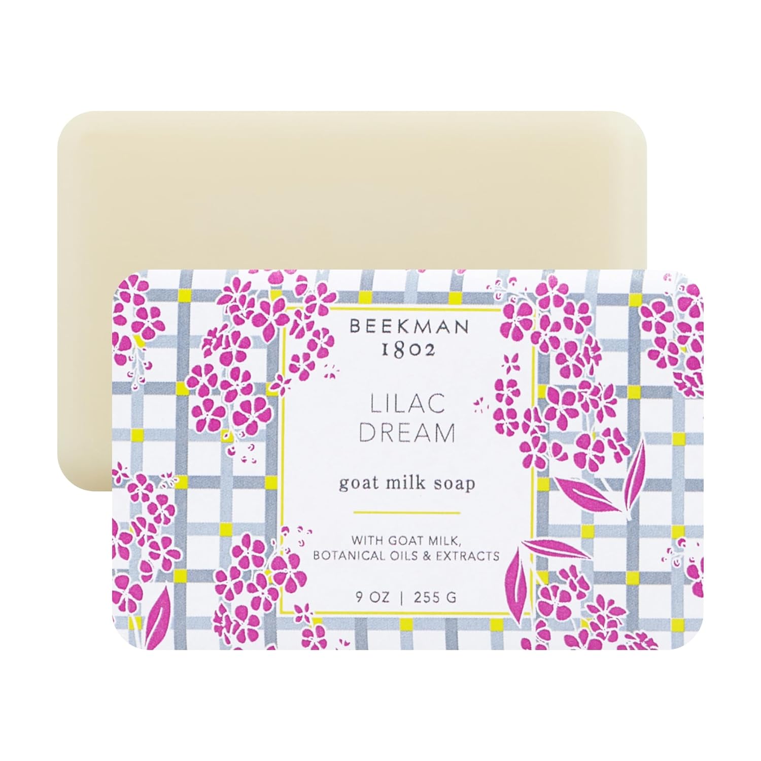 Beekman 1802 Goat Milk Soap Bar with Botanical Oils & Shea Butter - 9 oz - Gently Moisturizes, Exfoliates, and Nourishes for Soft, Healthy Skin - Cruelty-Free - Packaging May Vary