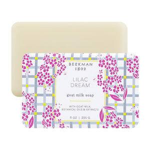Beekman 1802 Goat Milk Soap Bar with Botanical Oils & Shea Butter - 9 oz - Gently Moisturizes, Exfoliates, and Nourishes for Soft, Healthy Skin - Cruelty-Free - Packaging May Vary