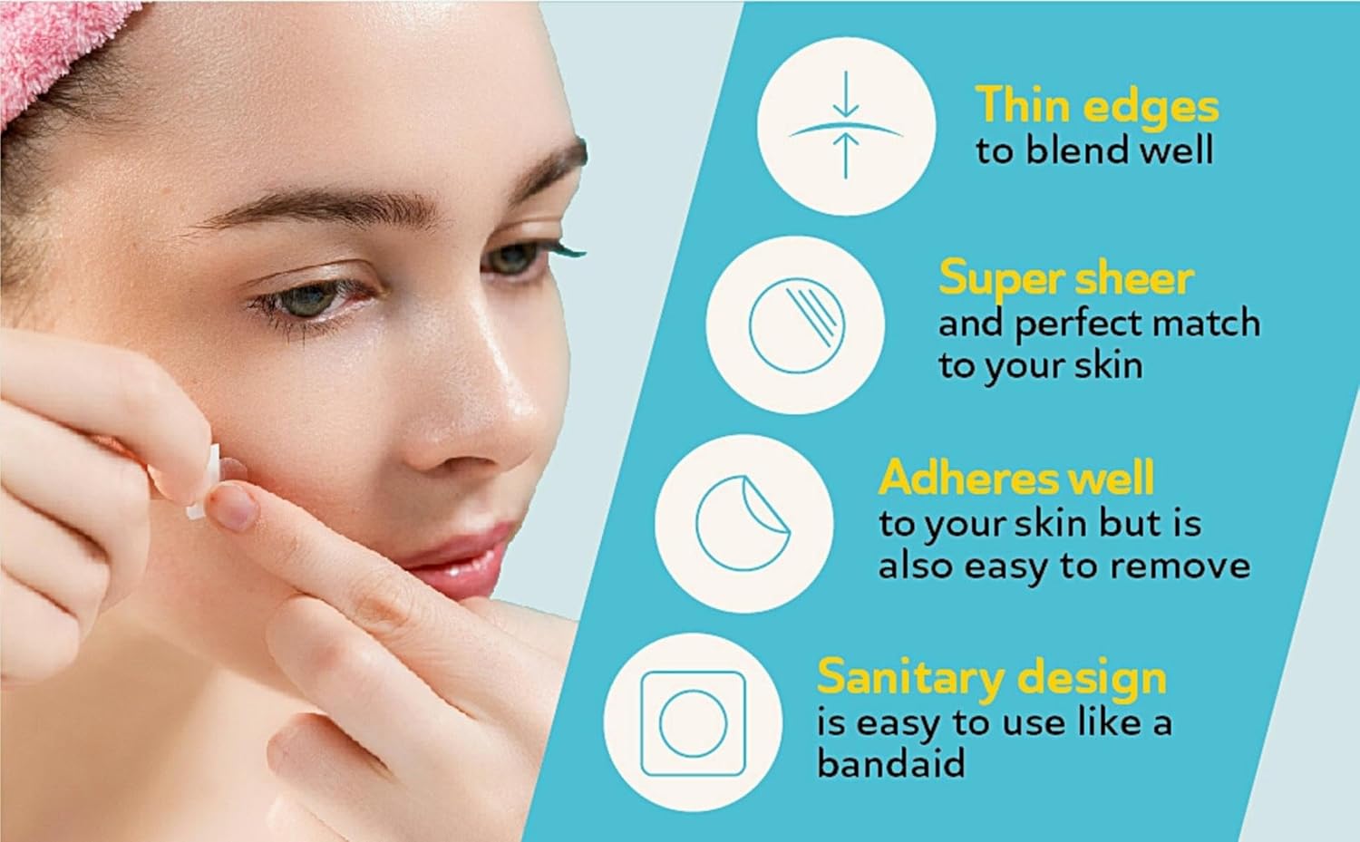 Ultra Invisible Cystic Acne Patches for Cystic Acne Treatment Acne Patches for Cystic Acne Blemish Patches Hydrocolloid Patches -Day and Night- UPGRADED (Acne Specialist-120 Count-3 Sizes)