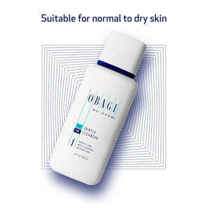 Obagi Medical Nu-Derm Gentle Face Cleanser for Normal to Dry Sensitive Skin – Daily Facial Cleanser Gently Removes Dirt, Oil, Makeup & Impurities