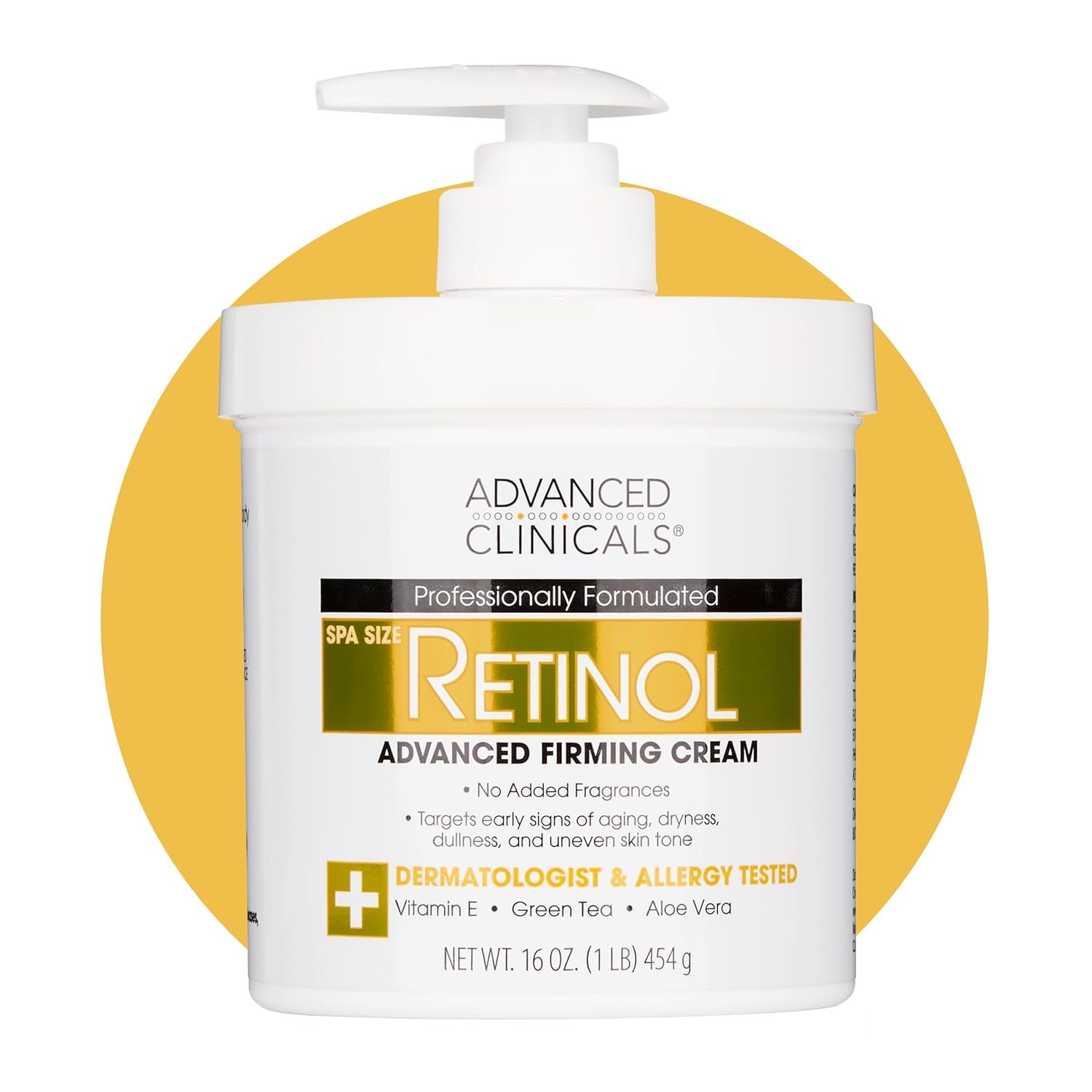 Advanced Clinicals Green Coffee Bean Thermo - Firming Body Lotion | Caffeine Infused Collagen Cream Moisturizer & Body Cream For Women, Stomach, Legs, & To Improve Look Of Textured Crepey Skin, 16 Oz