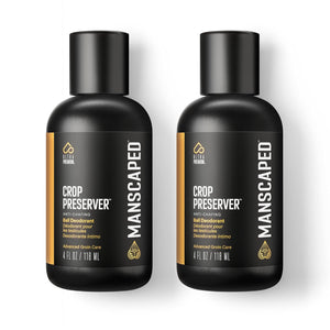 MANSCAPED® The Crop Preserver®, Men's Ball Deodorant, Male Care Hygiene Moisturizer, Anti-Chafing Groin Protection with Cooling Aloe Vera, Refined® Scent, 4oz