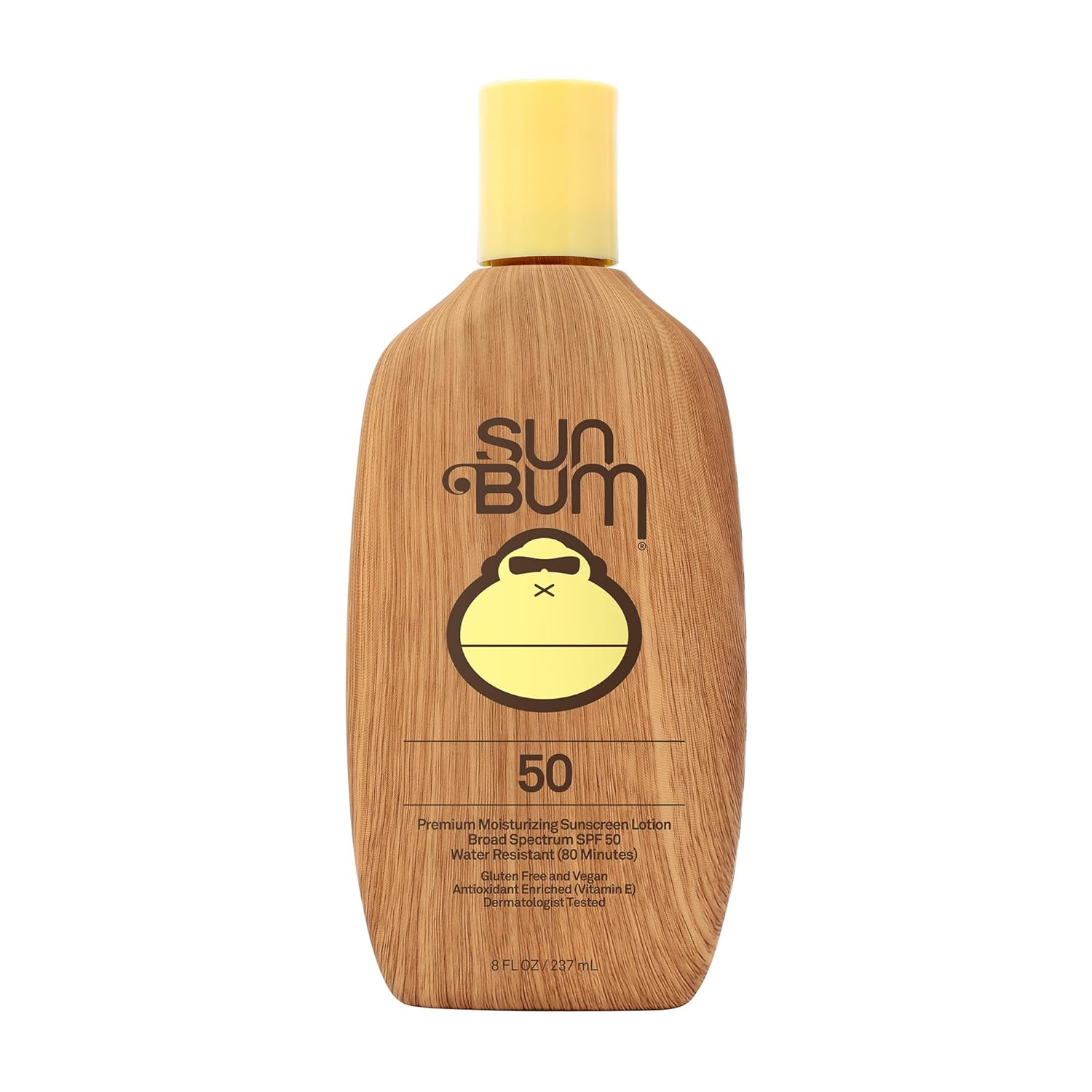 Sun Bum Original SPF 30 Sunscreen Body Lotion - Broad Spectrum Moisturizing Sunscreen with Vitamin E - Hawaii 104 Act Compliant (Made without Octinoxate & Oxybenzone) - 8 oz