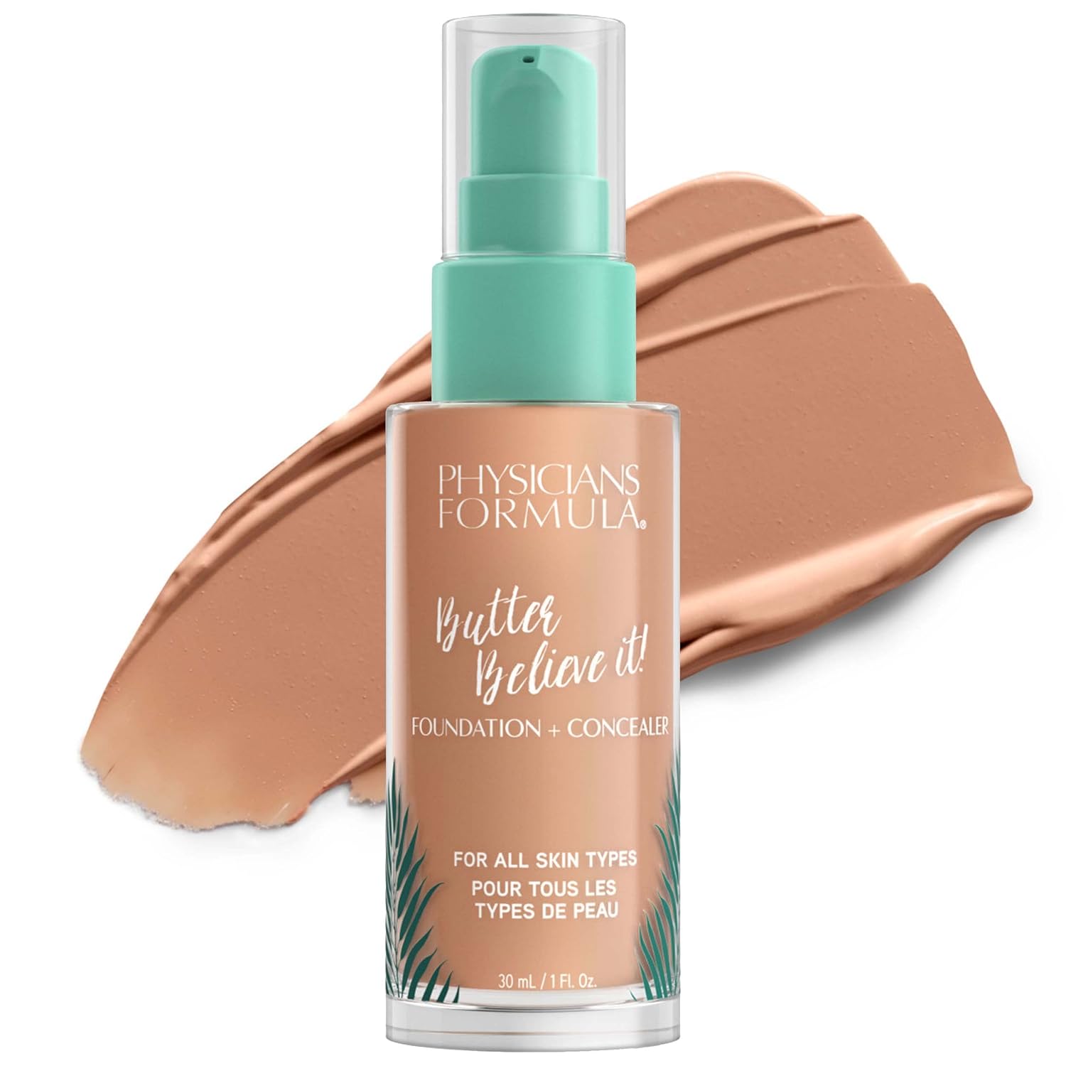 Physicians Formula Butter Believe It! Foundation + Concealer 1- Fair | Dermatologist Tested, Clinicially Tested