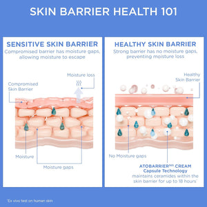 AESTURA ATOBARRIER365 Cream with Ceramides, Korean Face Moisturizer for Barrier Repair | 120H lasting Hydration, Ceramide Capsules, Dry & Sensitive Skin, Non-comedogenic, 80 mL / 2.70 fl.oz.