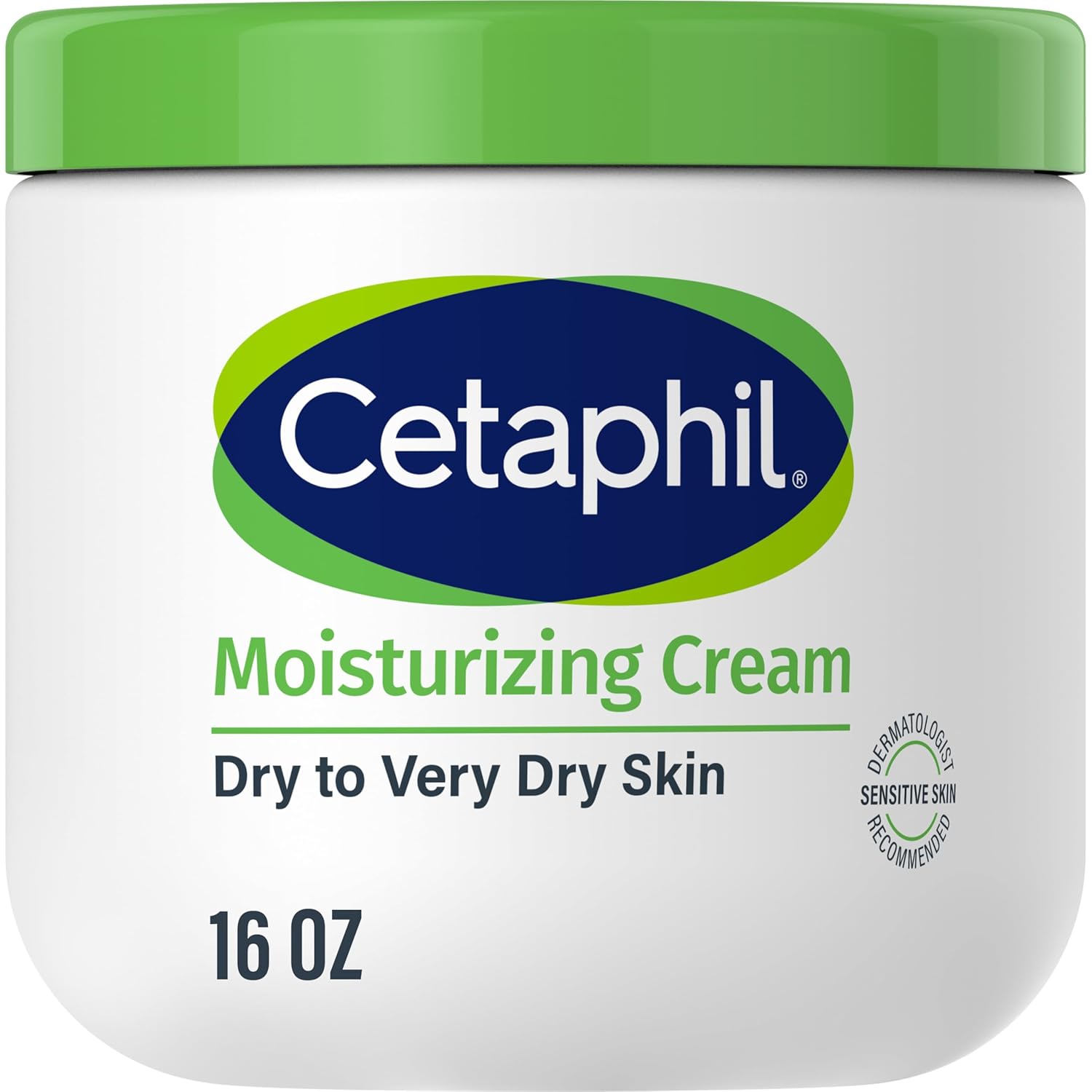 Cetaphil Face & Body Moisturizer, Hydrating Moisturizing Cream for Dry to Very Dry, Sensitive Skin, NEW 16 oz 2 Pack, Fragrance Free, Non-Comedogenic, Non-Greasy
