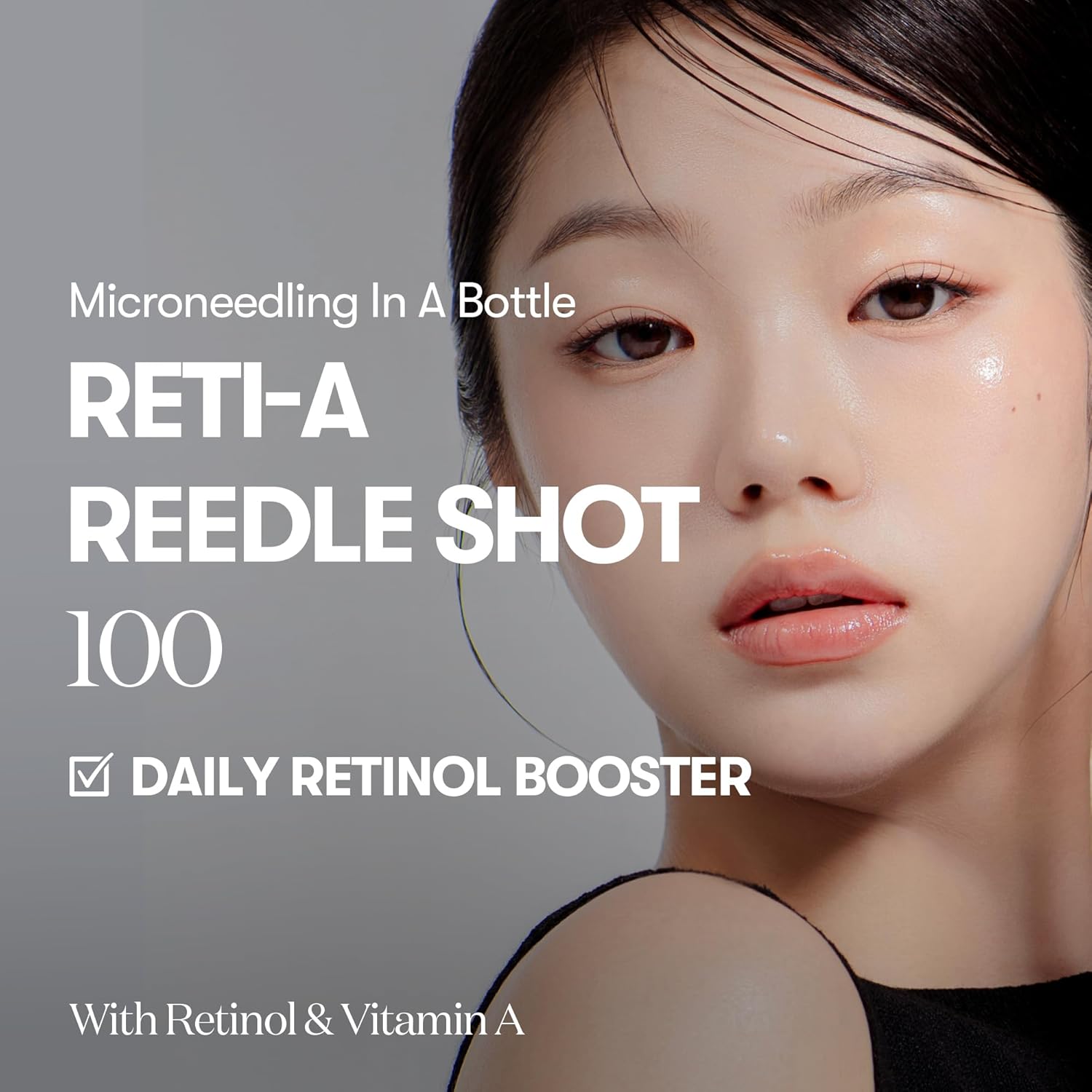 VT COSMETICS Reti-A Reedle Shot 100, Retinol(Vitamin A) Microneedling Serum, Repairing Exosome, Ideal for Retinol Beginner, Glass Skin, Korean Skin Booster 1.69Fl Oz(50ml)
