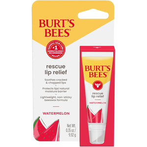 Burts Bees Rescue Lip Relief with Shea Butter and Echinacea, 100% Natural Origin, 0.35 Ounces