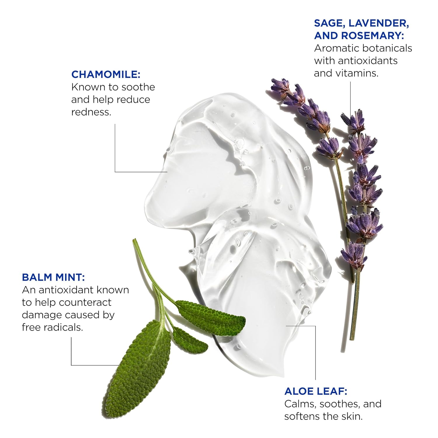 Jack Black Post Shave Cooling Gel - Clear After Shave Gel for Men, Men’s Aftershave Gel, Natural Ingredient Razor Burn & Skincare