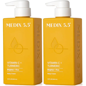 Medix 5.5 Retinol Body Lotion Skincare Moisturizer | Anti Aging Retinol Body Cream | Skin Care Tightening Lotion For Women & Men Helps Diminish Look Of Crepey Skin, Wrinkles, & Fine Lines, 2-Pack
