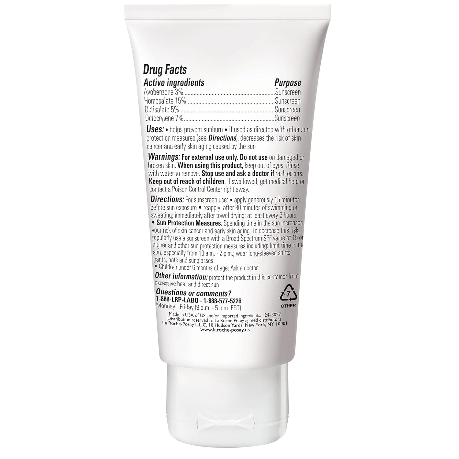 La Roche-Posay Anthelios Clear Skin Dry Touch Sunscreen SPF 60 | Oil Free Sunscreen For Face | Oil Absorbing | Broad Spectrum SPF + Antioxidants | Non-Greasy | Oxybenzone Free | Travel Size