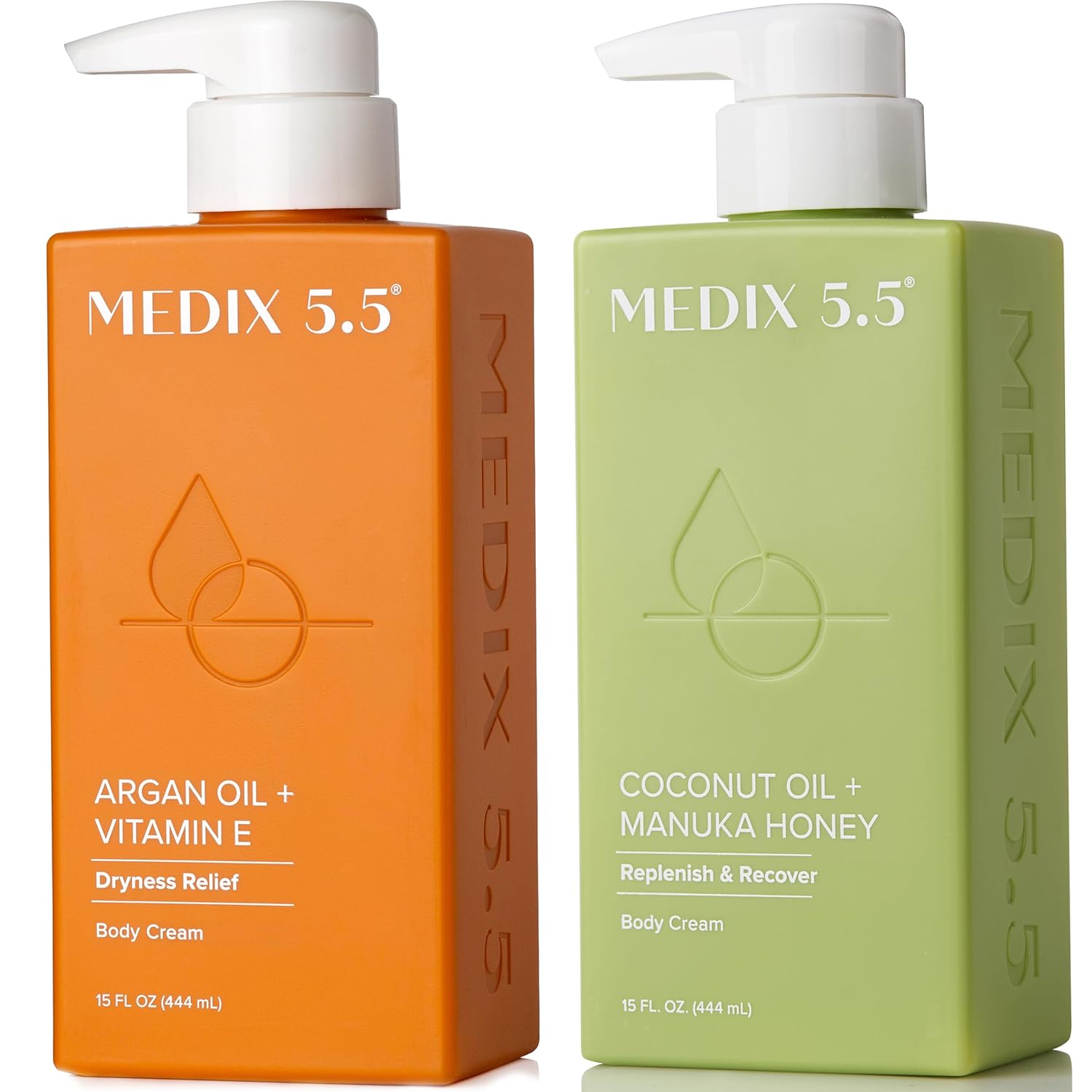 Medix 5.5 Retinol Body Lotion Skincare Moisturizer | Anti Aging Retinol Body Cream | Skin Care Tightening Lotion For Women & Men Helps Diminish Look Of Crepey Skin, Wrinkles, & Fine Lines, 2-Pack