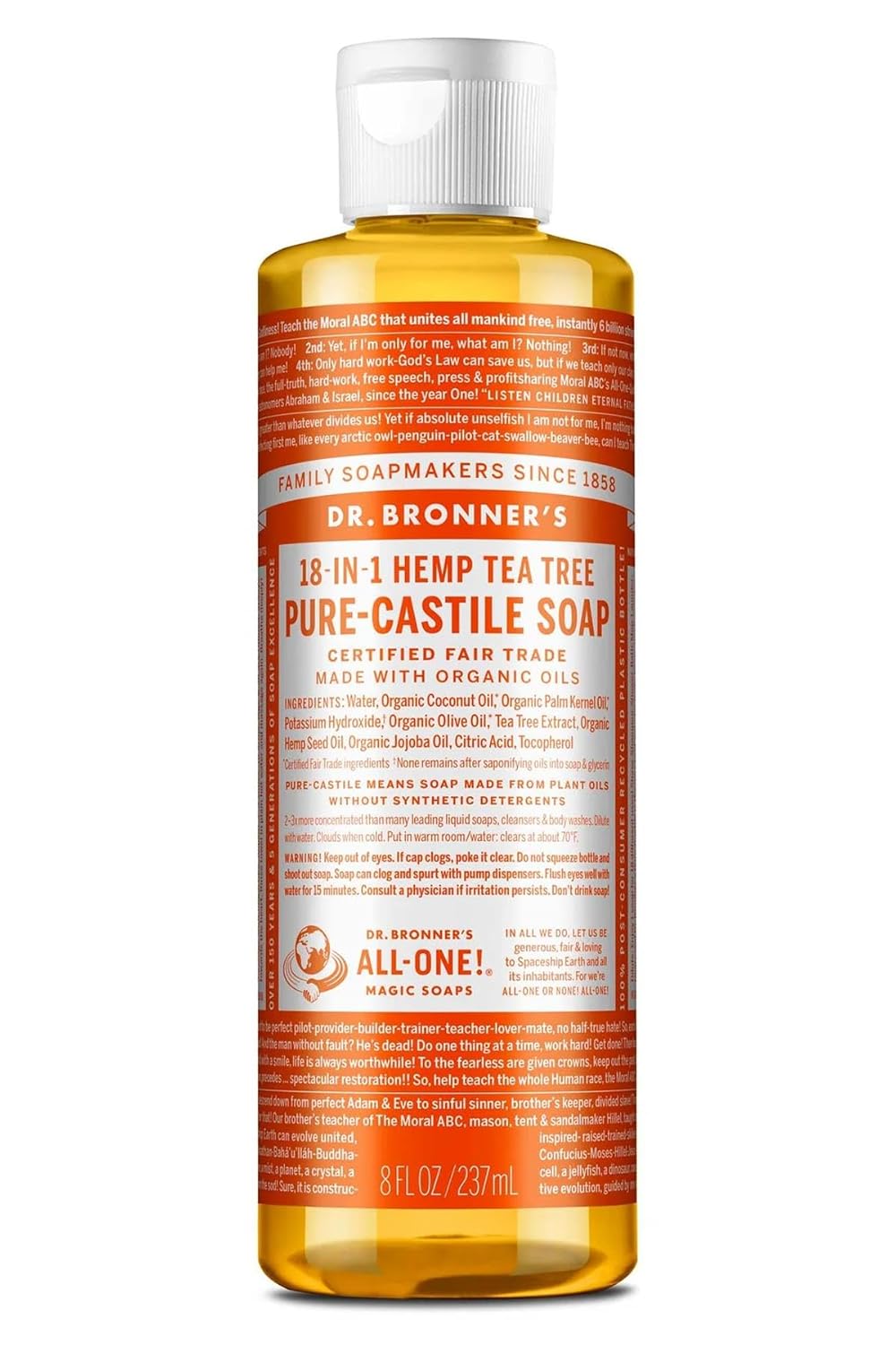 Dr Bronner - Rose Castile Liquid Soap | 236ml