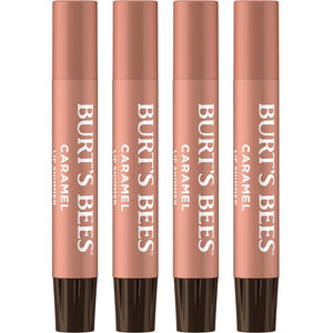 Burt's Bees Shimmer Lip Tint Set, Tinted Lip Balm Stick, Moisturizing for All Day Hydration with Natural Origin Glowy Pigmented Finish & Buildable Color, Fig (4-Pack)