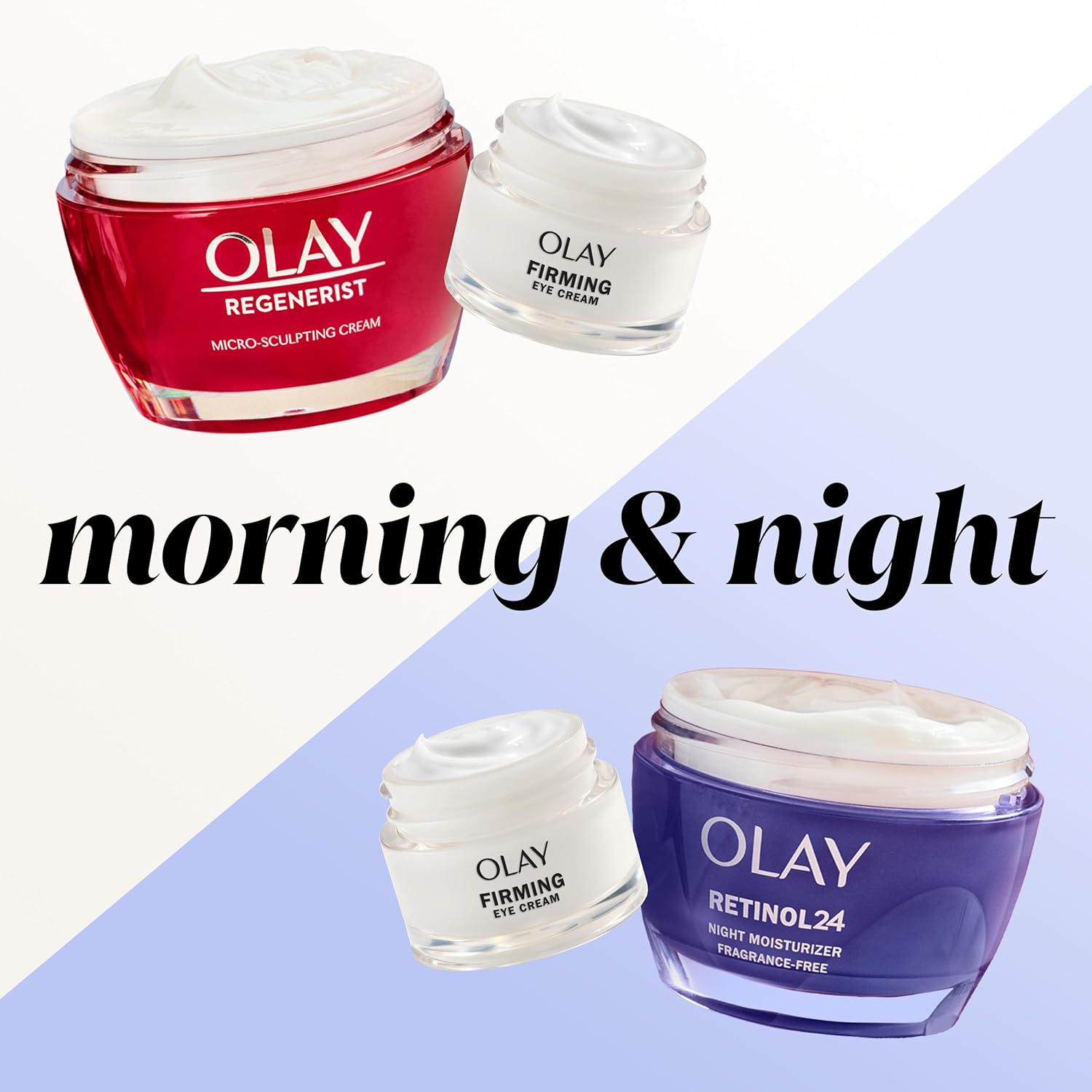 Olay Firming Eye Cream, Fragrance-Free, Collagen Peptide - Firm Skin Around the Eyes, 0.5 Fl Oz