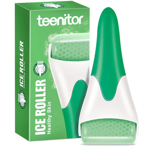 Teenitor Mint Green Ice Roller, Cold Face Roller, Ice Roller for Face & Eye Puffiness Relief, Ice Face Roller Skin Care Beauty Tools