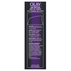 Olay Face Serum by Age Defying Anti-Wrinkle 2-in-1 Day Cream Plus Face Serum, Aloe Vera, 1.7 Fl Oz